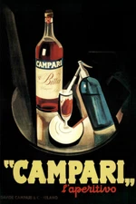 Marcello Nizzoli Campari Laperitivo Alcohol Liqueur Vintage Ad Poster 12x18