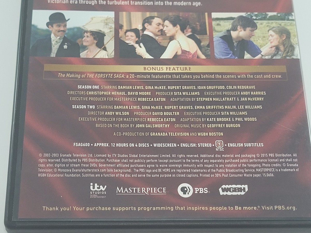 The Forsyte Saga: The Complete Series Disc DVD Set PBS