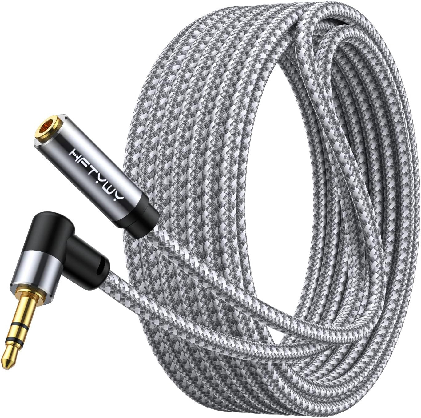 Headphone Extension Cable 20Ft 3.5Mm Extension Double Shielded Jack Male to Fema