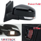 Left Black Wing Mirror Electric Heated Power Fold For Ford Focus MK3 2011-2018