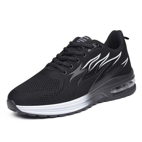 SCARPE DA GINNASTICA UOMO AMMORTIZZANTI CASUAL PIZZO PALESTRA PASSEGGIO SPORT CORSA UK - Foto 14 di 28