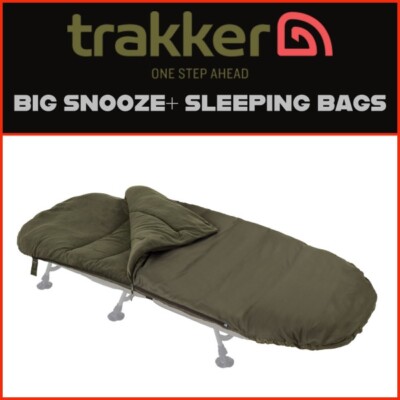 TRAKKER BIG SNOOZE+ SLEEPING BAGS NEW ALL VERSIONS Carp Fishing  UK