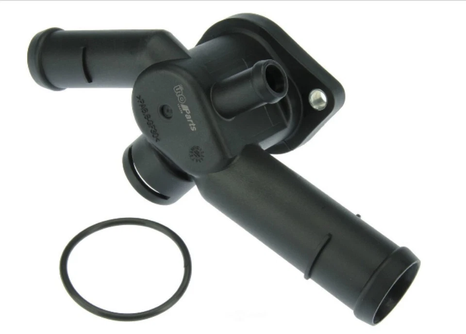 Brida de manguera de refrigerante del radiador reemplazo VW OEM# 06A121132 Golf Jetta 2,0 L con junta Foto 3 de 4