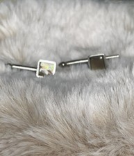 Pair Of Art Deco American SWANK Mother Of Pearl MOP Dress Shirt / Tuxedo Studs