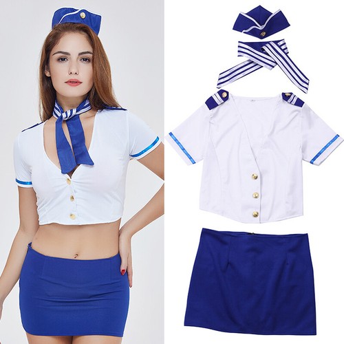 Mujeres Sexy Conjunto de Lencería Uniforme de Criada Vestido Elegante Babydoll Juegos con disfraces Conjunto Disfraz - Imagen 119 de 152