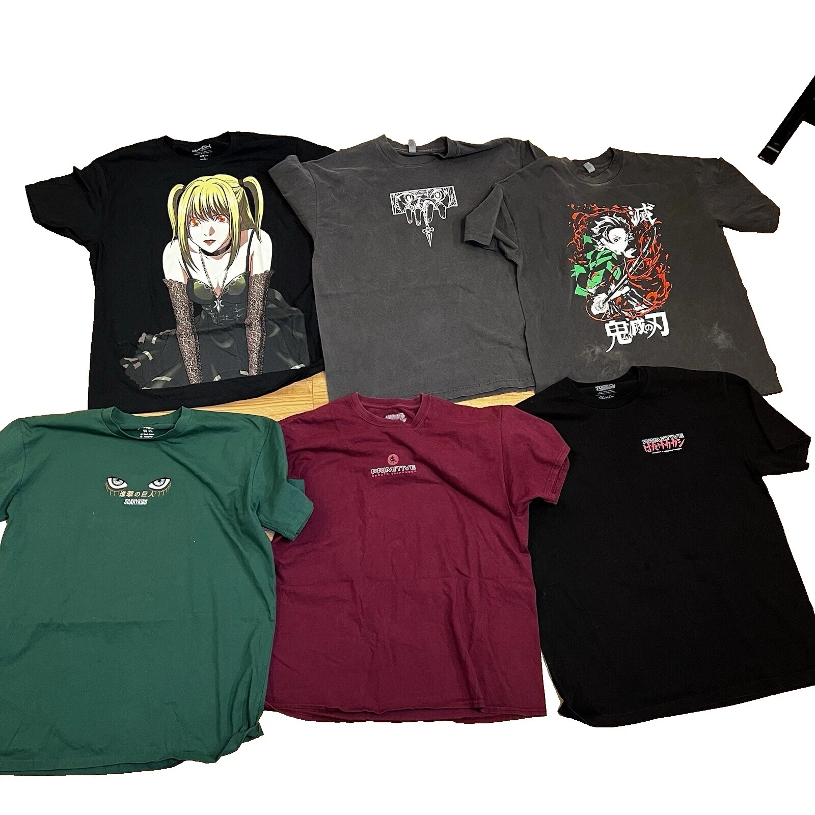 Tamaño Regular Titan Anime Camisetas para Hombres