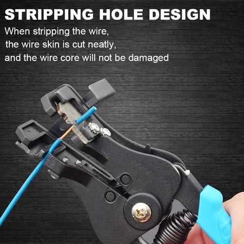 Automatic Wire Stripper Pliers Crimper Cable Cutter Stripping Crimping Tool - Picture 3 of 9