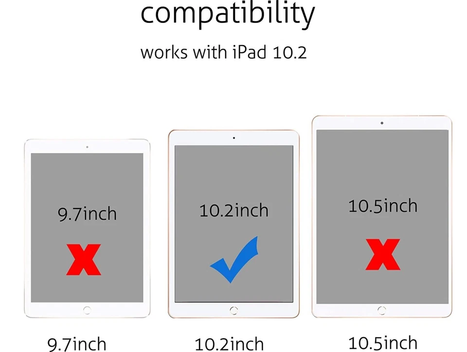 (2-Pack) HD Clear Tempered Glass Screen Protector For iPad 10.2 7th 8th 9th Gen - Image 3 of 4