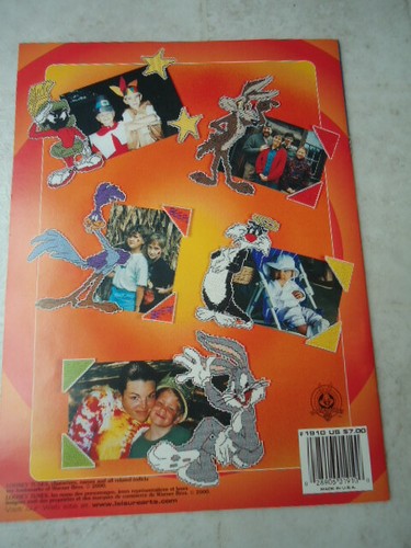 Leisure Arts Leaflet 1910 Looney Tunes Magnetic Photo Holders in Plastic Canvas - Picture 2 of 2