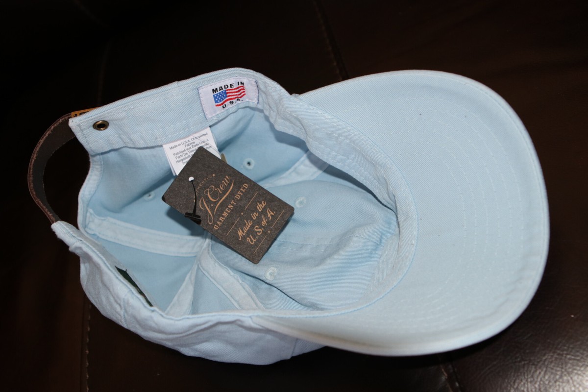 帽子 J.CREW cap Made in USA J. Crew Made in USA Garment-Dyed Classic 100% Cotton Twill