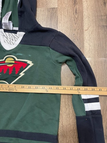 NHL Hoodie, Youth Boy's Size Small, NHL Minnesota Wilds Hockey - Picture 6 of 11