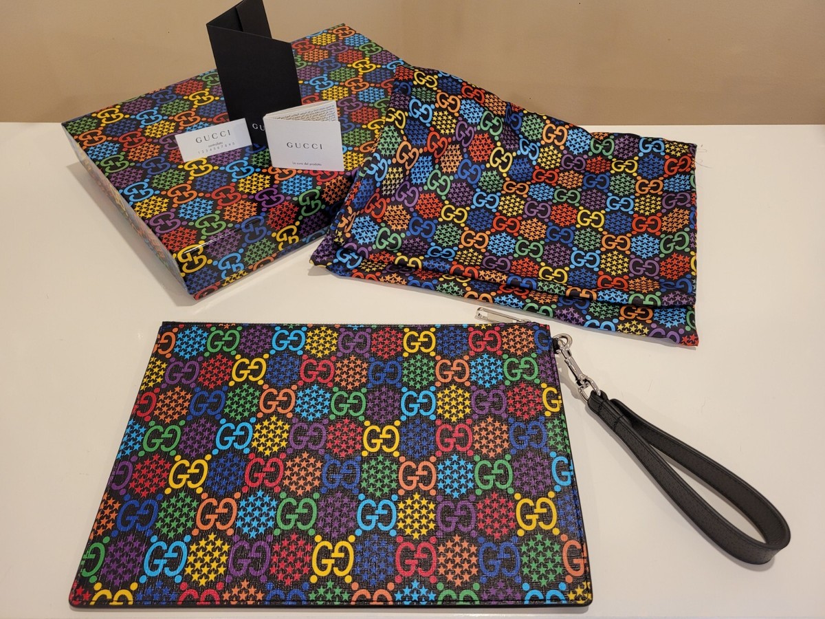 Gucci★素敵！Unisex Supreme GG Psychedelic Wristlet s-l1200.jpg