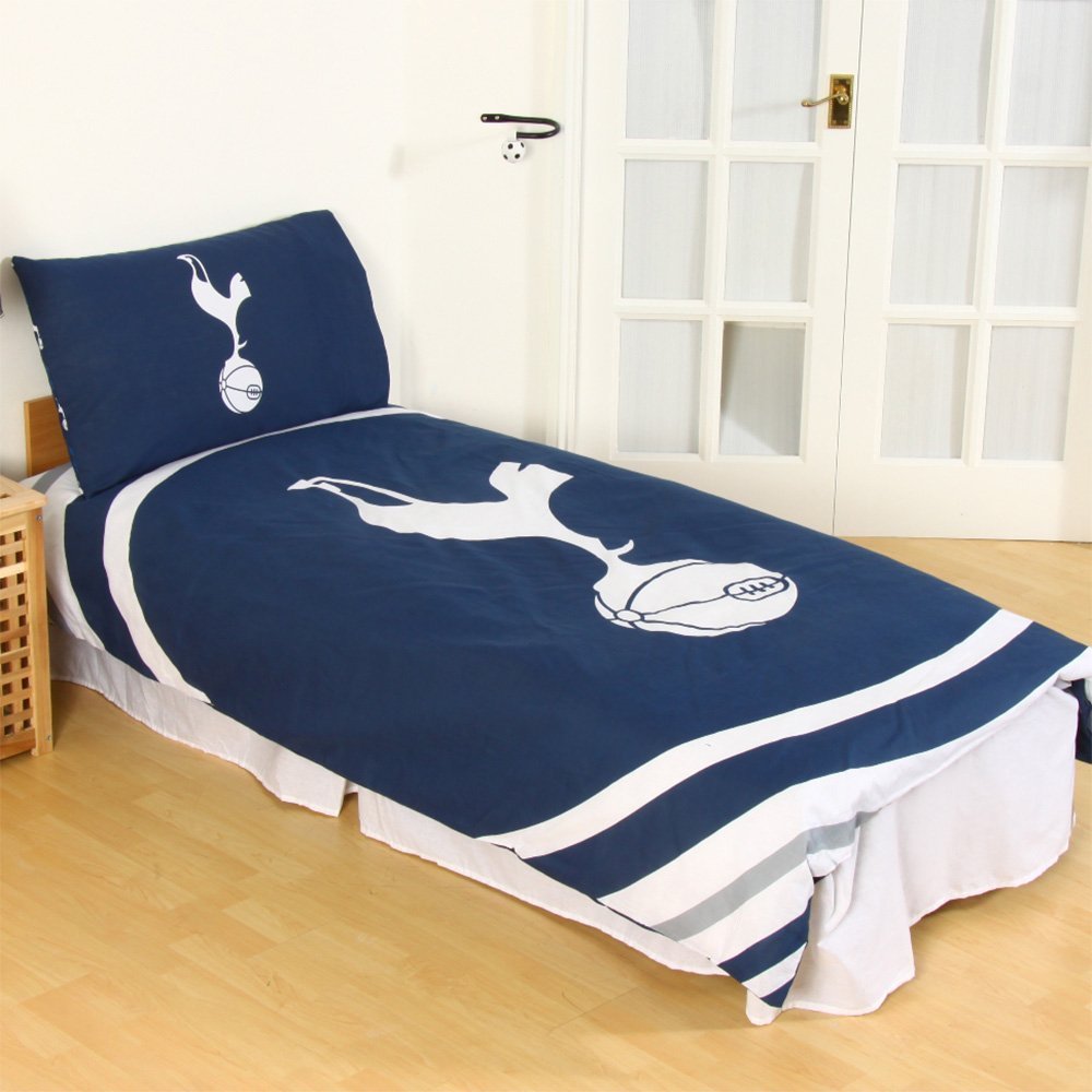 Tottenham Hotspur Fc Pulse Reversible Single Duvet Quilt Cover And Pillowcase - - single duvet tottenham set pulse new fc official cover hotspur - Image 3