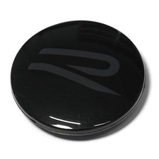 Original VW Nabenkappe R Logo Radnabenkappe Nabenabdeckung Alufelge schwarz