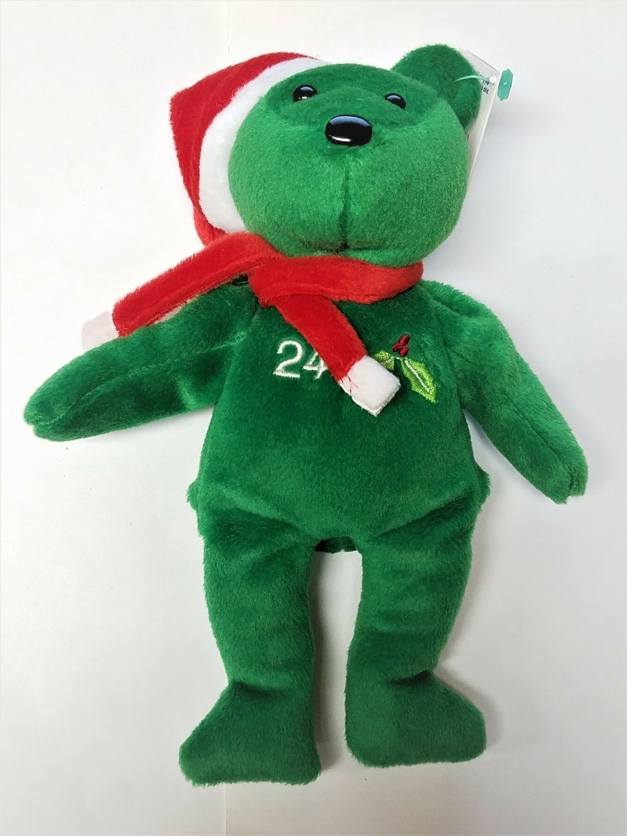 Salvino's Bamm Beano's Ken Griffey Jr Green Christmas Beanie Plush