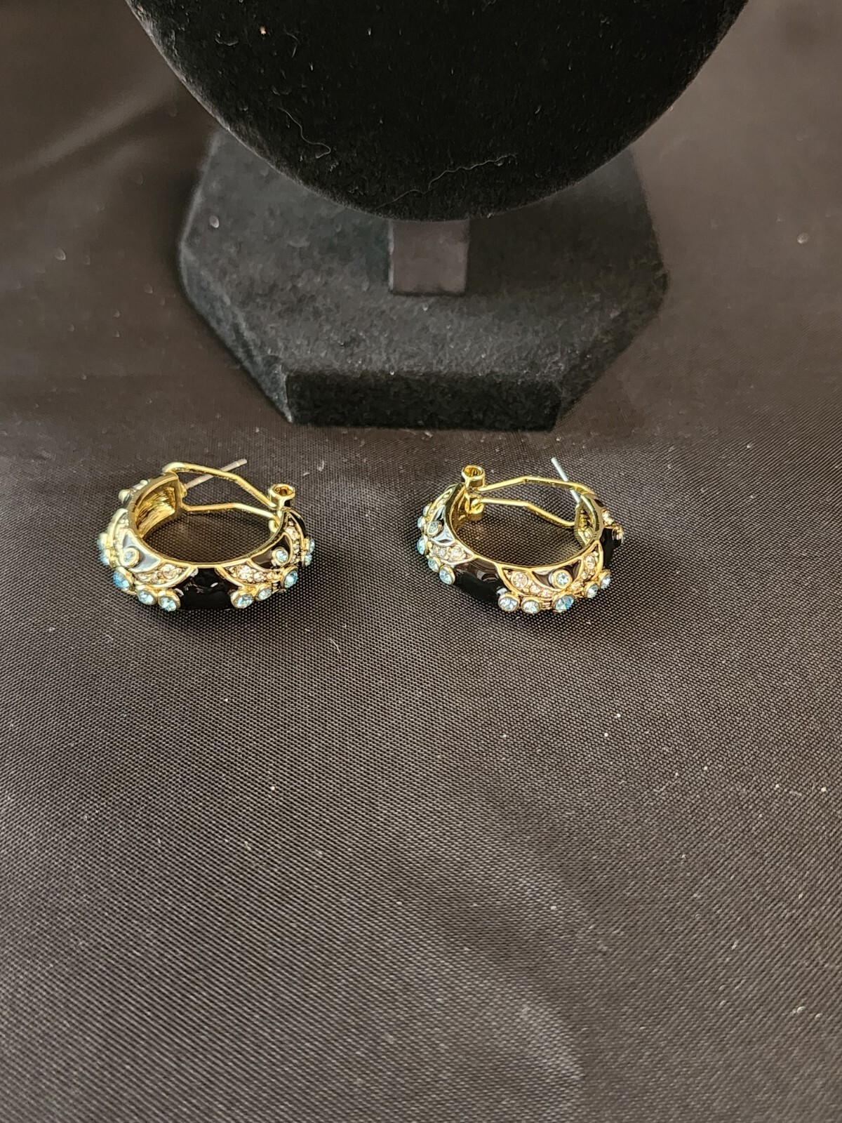 Heidi Daus Black Enamel Statement Changeable Neck… - image 6