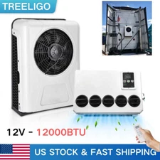 12V Split Air Conditioner RV AC Unit Universal For Caravan Truck Boat 12000BTU