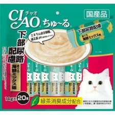 INABA CIAO Churu Liquid Lower urinary tract consideration Cat Treats 14g×20x2pac