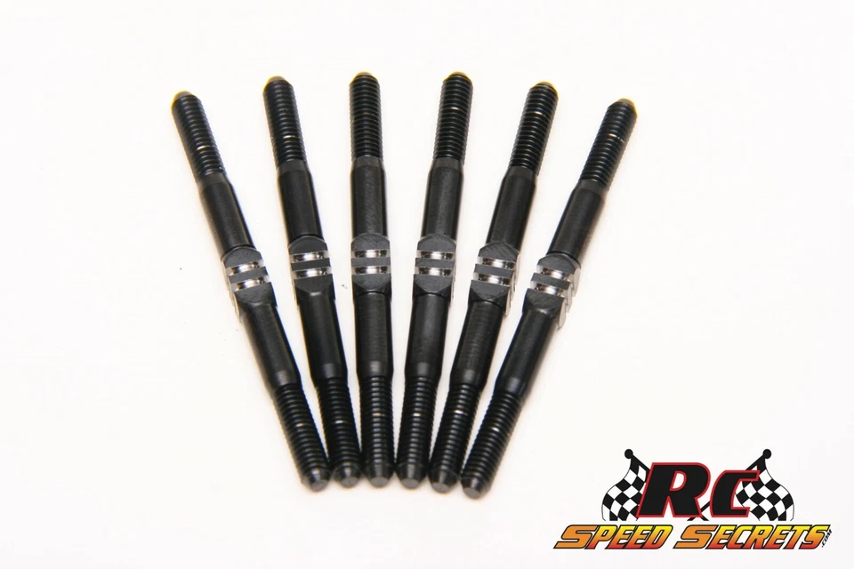 RCSS AE T7 / SC7 / T6.4 / SC6.4 SMOOTH 3.5mm Titanium Turnbuckle Kit - Image 2 of 4