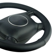 Lenkradhülle Lenkradbezug Echtleder Lenkrad Bezug passend VW T5