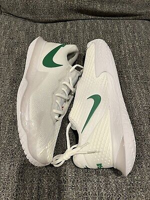 Nike Zoom Vapor Cage 4 Rafa Nadal Tennis Shoes White/Green Nike Zoom Vapor Cage 4 Rafa Nadal Tennis Shoes White/Green