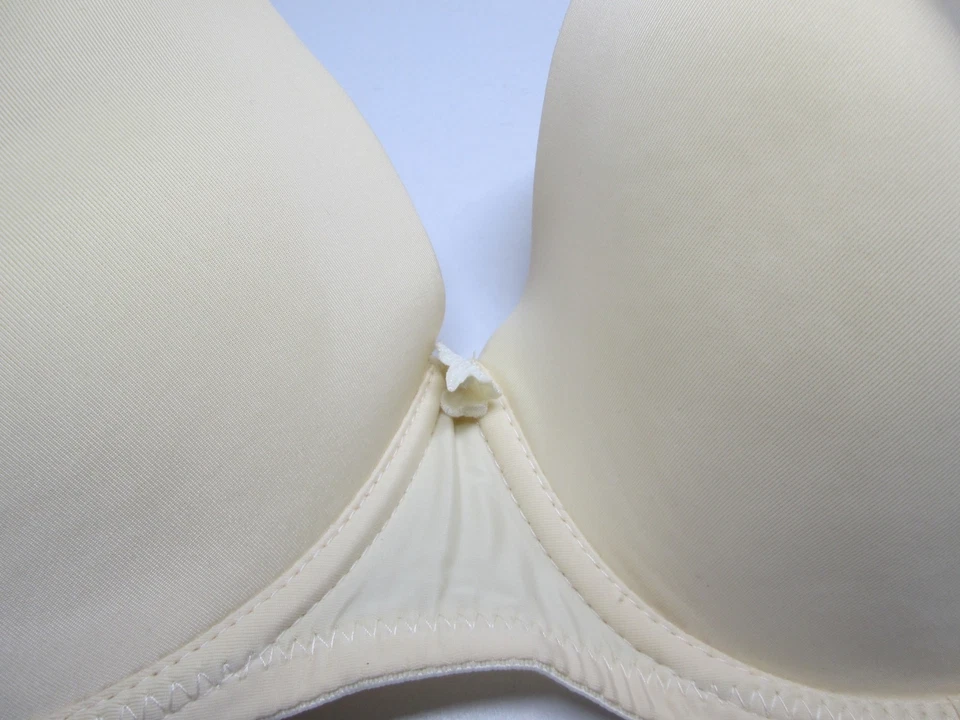 Бюстгальтер Angelina размер 38D цвета слоновой кости на косточках футболка с регулируемыми ремнями нижние - Изображение 3 из 4