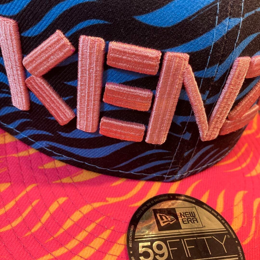 Rare KENZO PARIS NEW ERA 59FIFTY Logo Cap Hat 7 3/8 (58.7cm