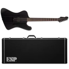ESP LTD Phoenix Black Metal BKM Black Satin BLKS Electric + Hard Case - Korea