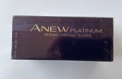 ANEW Platinum Face And Neck Serum Avon 1.0 oz ￼ Youthful Skin ￼NEW SEALED