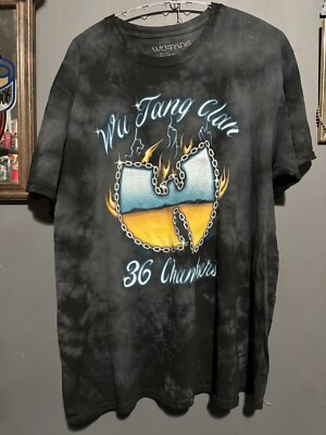 Official WU-TANG CLAN 36 Chambers Tie Dye T-Shirt Adult xl