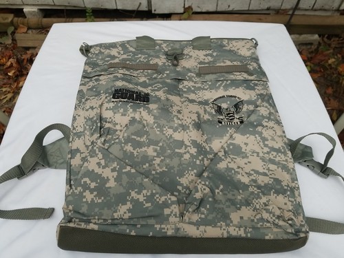 National Guard Officer Digital Camo Backpack Tote Bag, Large & Rare - Picture 7 of 7