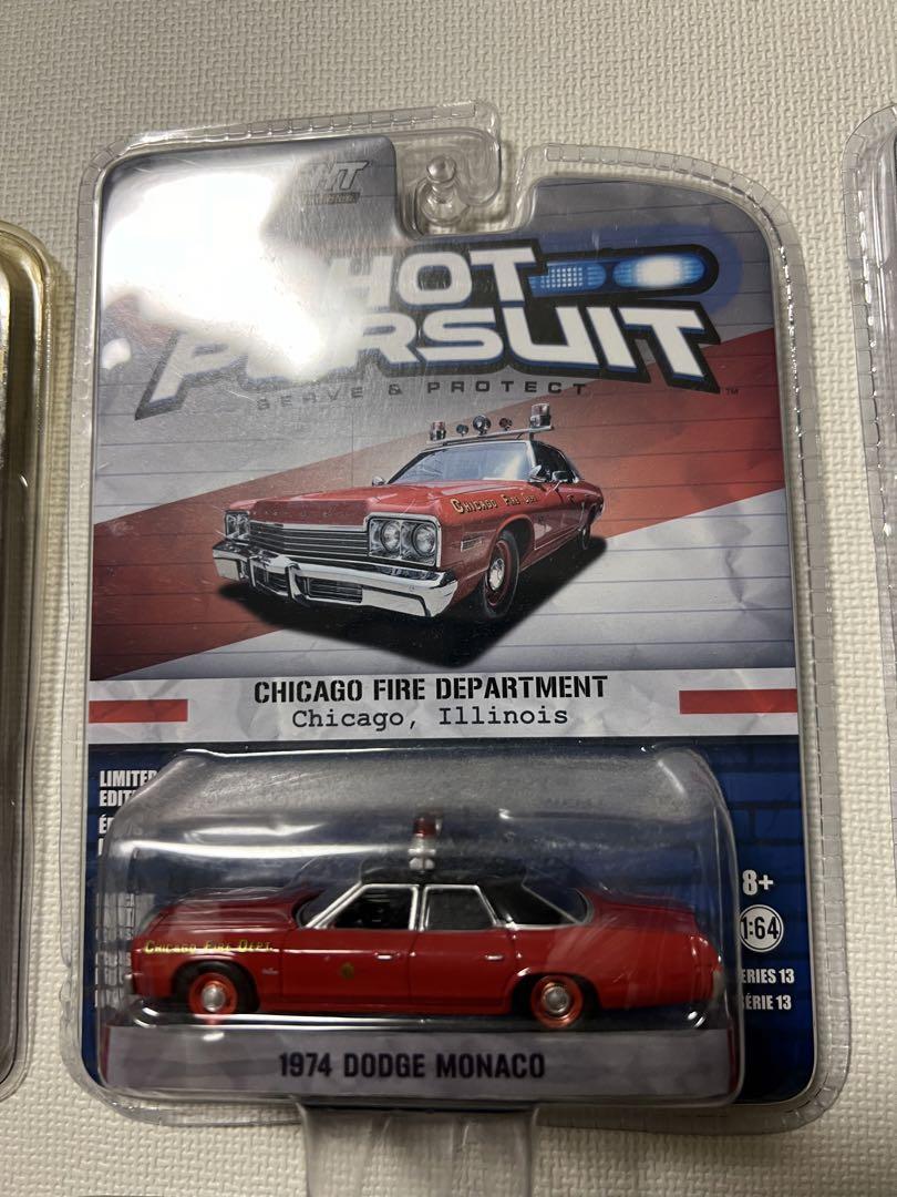 グリーンライト他　1/64 ブルースブラザーズ　1974〜1977 ダッジモナコ Greenlight And Others 1/64 Blues Brothers 1974 1977 Dodge