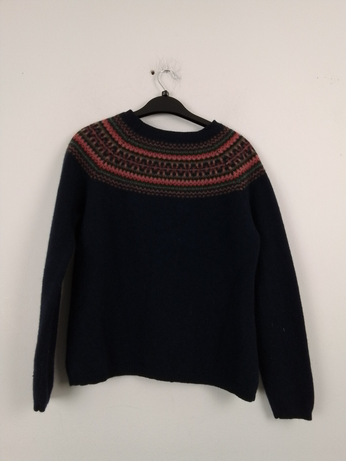 Seasalt Navy Fairisle Jumper Size 14 Used F2 eBay