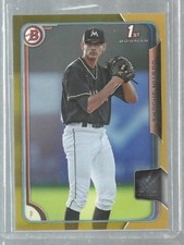  2015 Bowman Draft Gold #162 Justin Jacome 08/50 (ref34903)