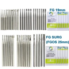 Wave Dental Carbide Burs Surgical 25mm Friction Grip High Speed FG Round Pear
