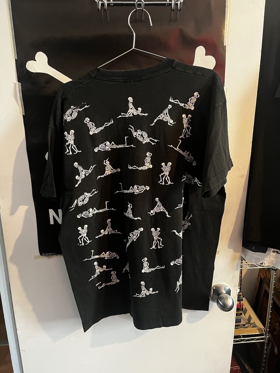 Vintage Fashion Victim 1990 Boning Skeletons Sex T-Shirt XL | eBay 