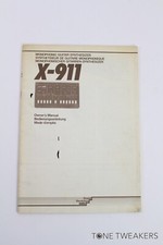 Korg X-911 Owners Manual User Guide Manual Book Instruction VINTAGE SYNTH DEALER