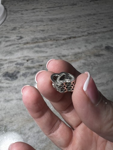 Sterling Silver Bracelet Heart Charms, (3) - Picture 8 of 12