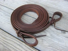 West 74 Oiled Harness Leather Split Reins 8' x 3/4"