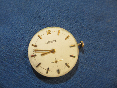 Watchmaker Estate Le COULTRE VX 17j 10L Wrist Watch Movenent for Parts or Repair