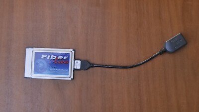 FIBER LINE 16-BIT 10/100 FAST ETHERNET Wireless-Adapter mit Media Coupler