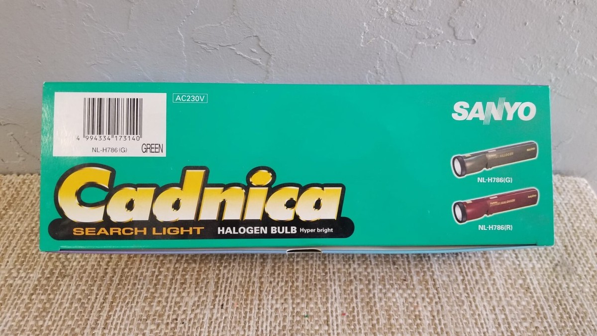 Sanyo NL-H786 220 Volt Cadnica Rechargeable Searchlight (Green) | eBay
