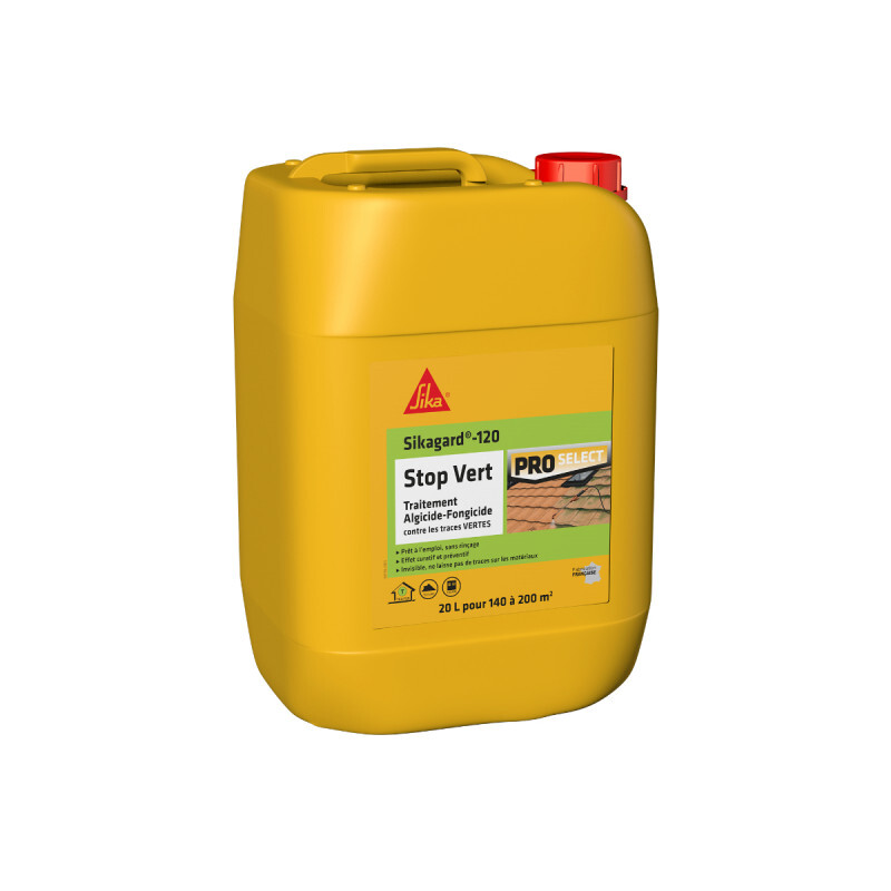 SIKA Trattamento alghicida e fungicida - Sikagard-120 Stop Green - 20L