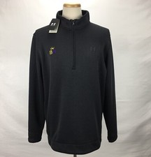 Under Armour Golf Storm BetRegal Sports Black 1/2 Zip Fleece Sweater Men's 2XL