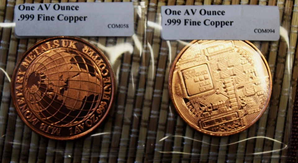 "26" ALL DIFFERENT BU ONE OUNCE COPPER COMMEMORATIVE COINS!-GREAT DEAL!! - Image 4 of 4
