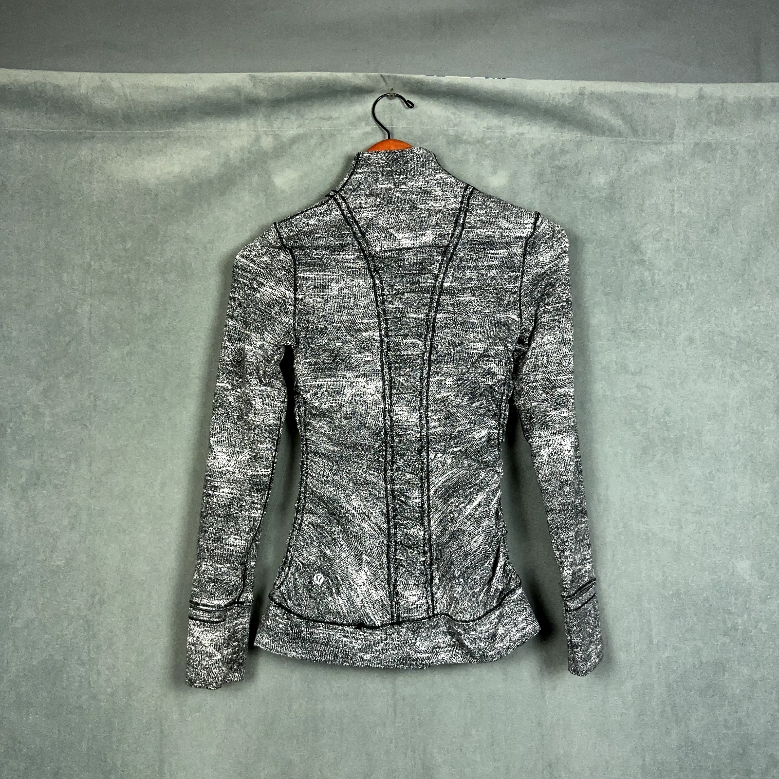 lululemon cypress kiss 1/2 zip rush jacquard jacket