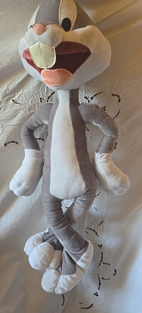Six Flags Jumbo Bugs Bunny Plush Looney Tunes 32
