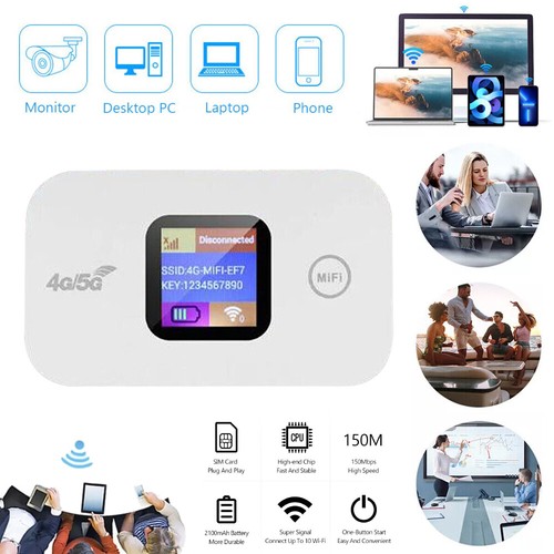 4G/5G LTE Tragbare Mobiler Wireless WLAN Router Hotspot WiFi Modem SIM Karte - Picture 15 of 16