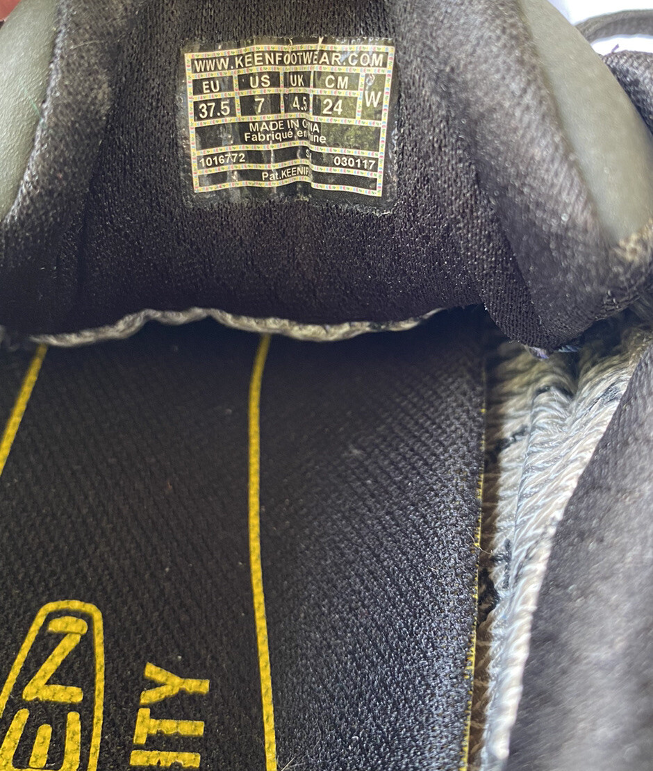 Scarpe da trail uomo Keen taglia 7 nere