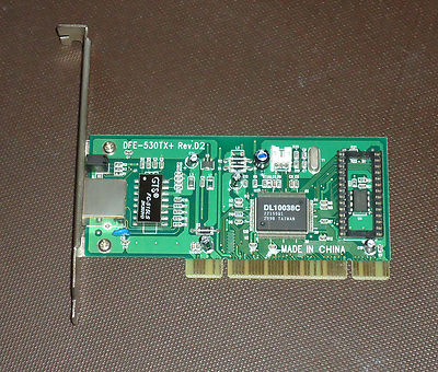 D-Link Network Card DFE-530TX+ Rev. D2  10/100 Fast Ethernet Desktop PCI Adapter